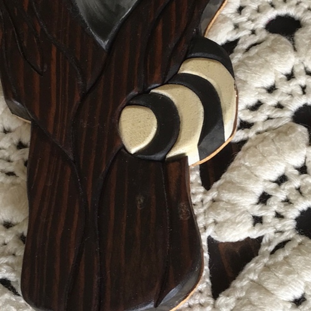 Vintage Raccoon in a Tree Woodwork - Picture 3 of 12